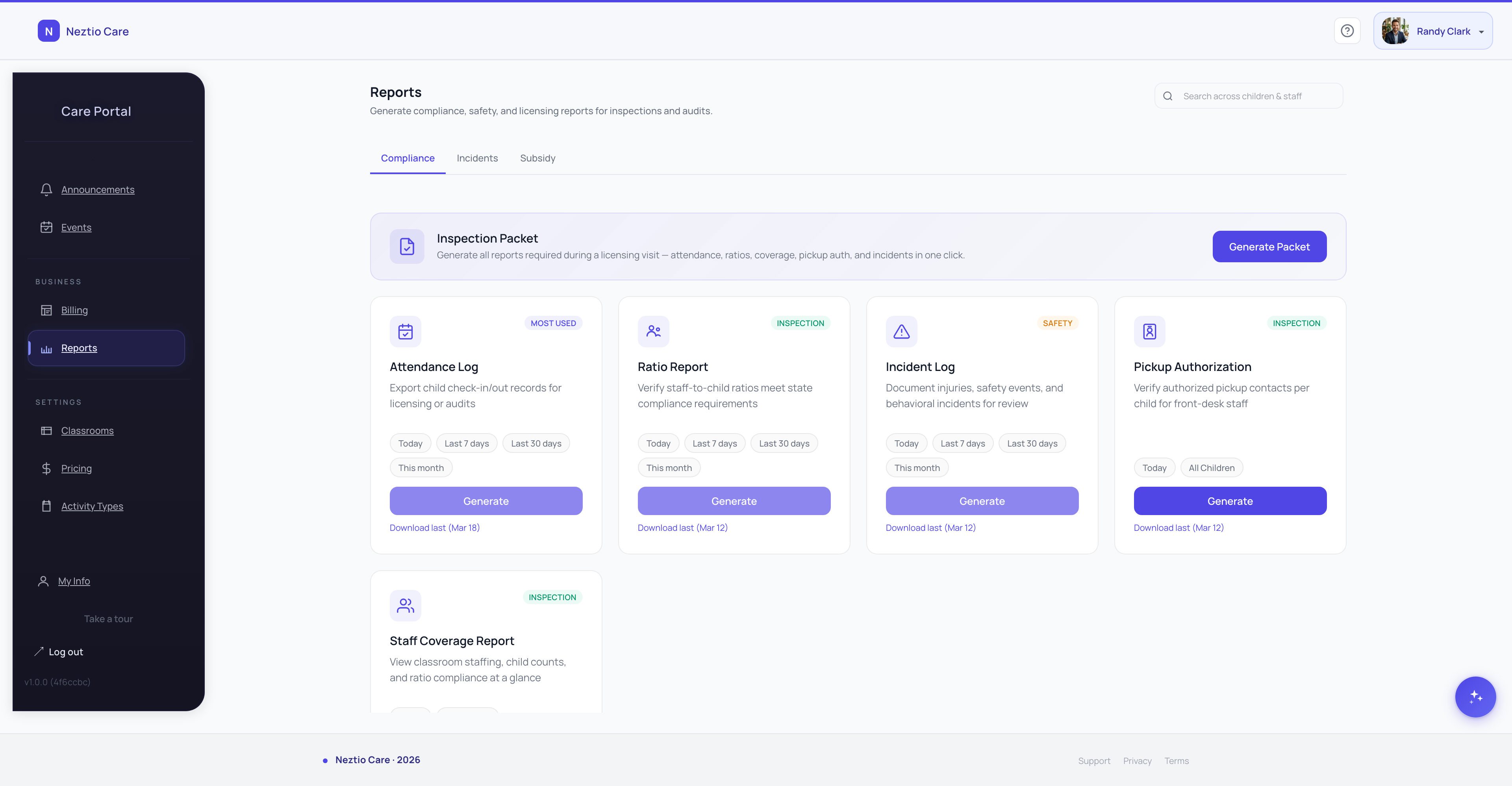 Payroll-ready reports with hours worked and overtime calculations